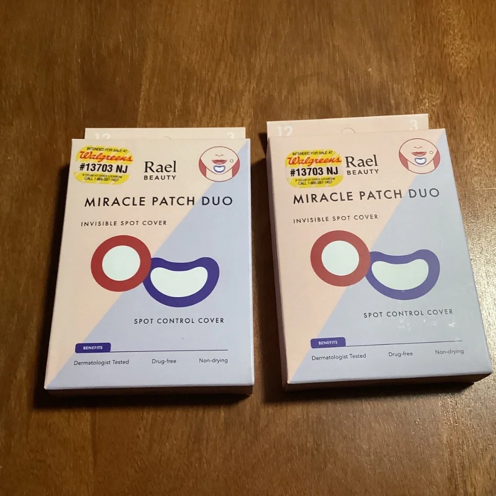 Rael Beauty Miracle Patch Duo Invisible Spot Cover Bundle New